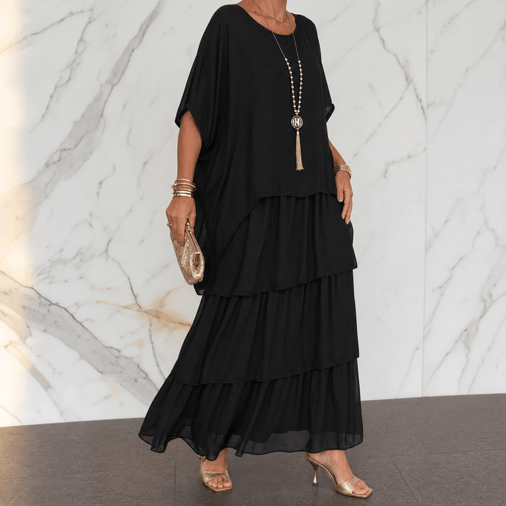 Marella – Elegancka Sukienka Warstwowa dla Kobiet na Wydarzenia