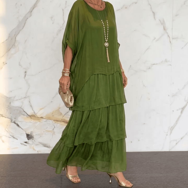 Marella – Elegancka Sukienka Warstwowa dla Kobiet na Wydarzenia