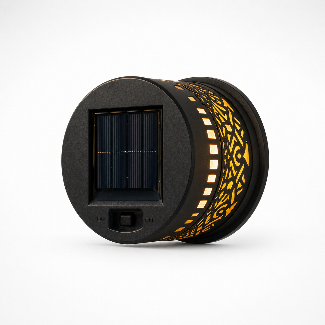 Lumara – Solarna Lampa Mandala na Ścianę Zewnętrzną do Ogrodu i Płotu