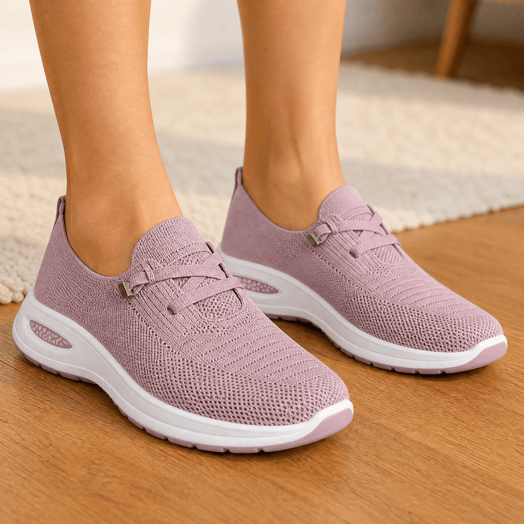 Strideflow – Lekkie Siatkowe Sneakersy Slip-On