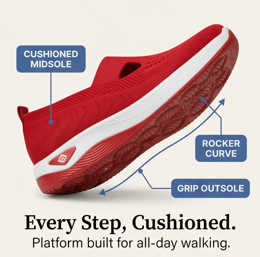 Striveknit – Oddychające Sneakersy Slip-On