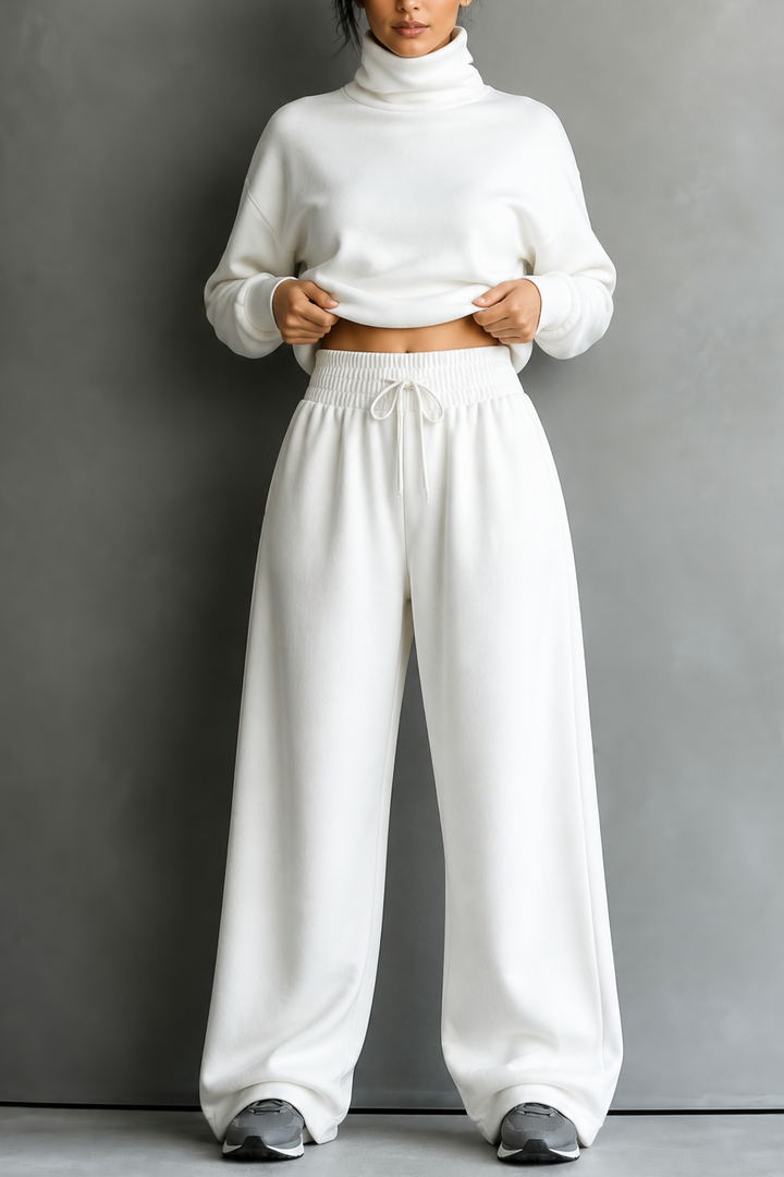Wearbella – Zestaw z golfem i szerokimi spodniami