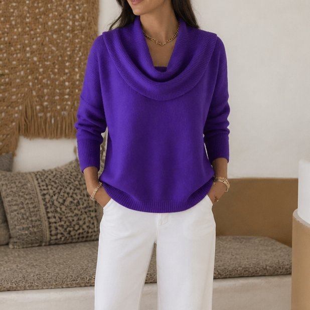 Draveline – Sweter z dekoltem typu cowl