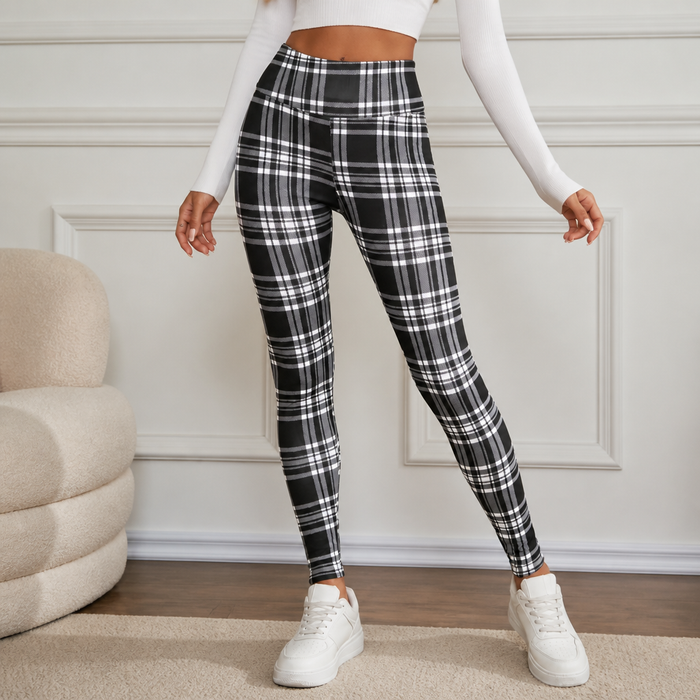 Wearbella – Ciepłe Legginsy Termalne z Wysokim Stanem i Szczotkowaną Podszewką