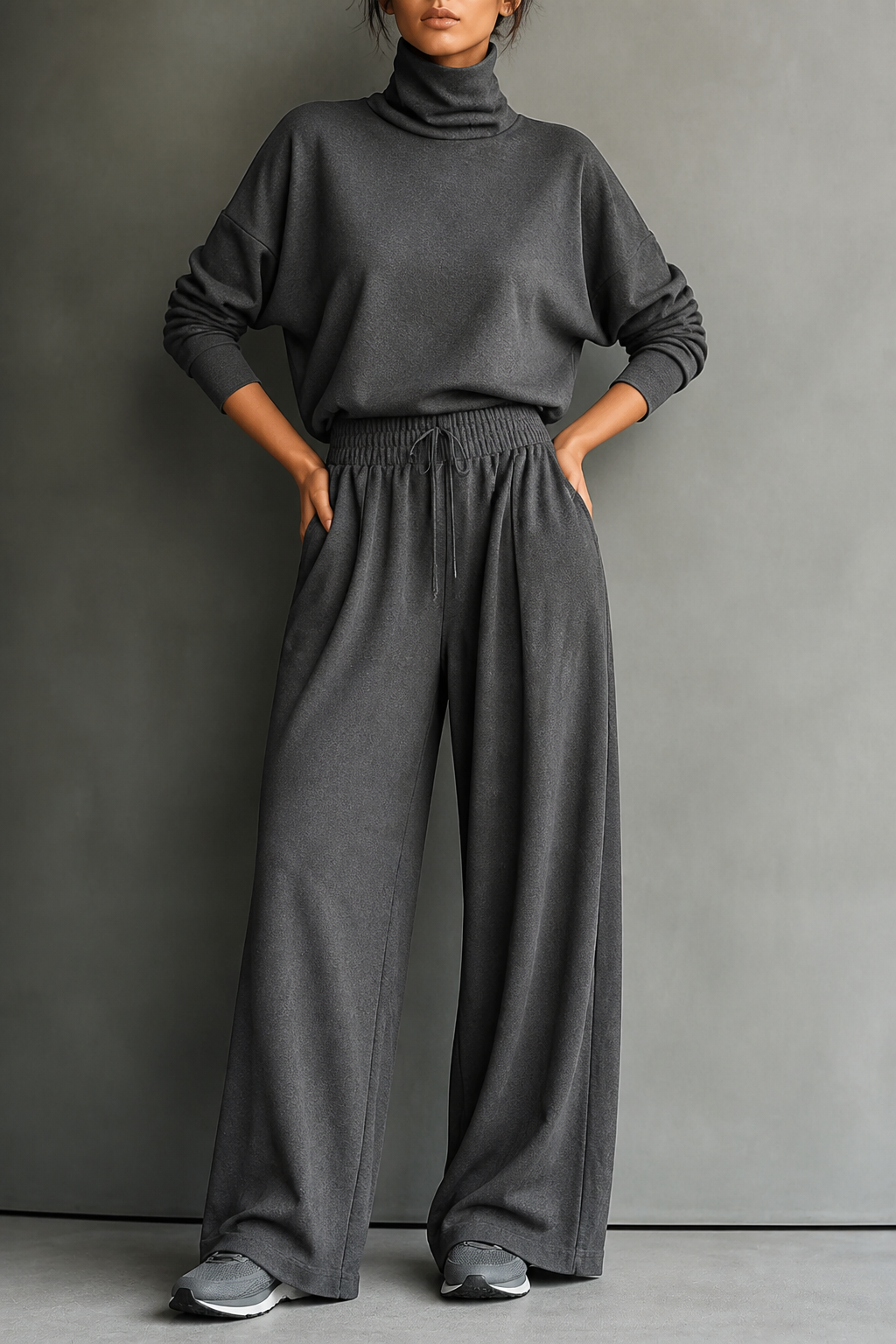 Wearbella – Zestaw z golfem i szerokimi spodniami