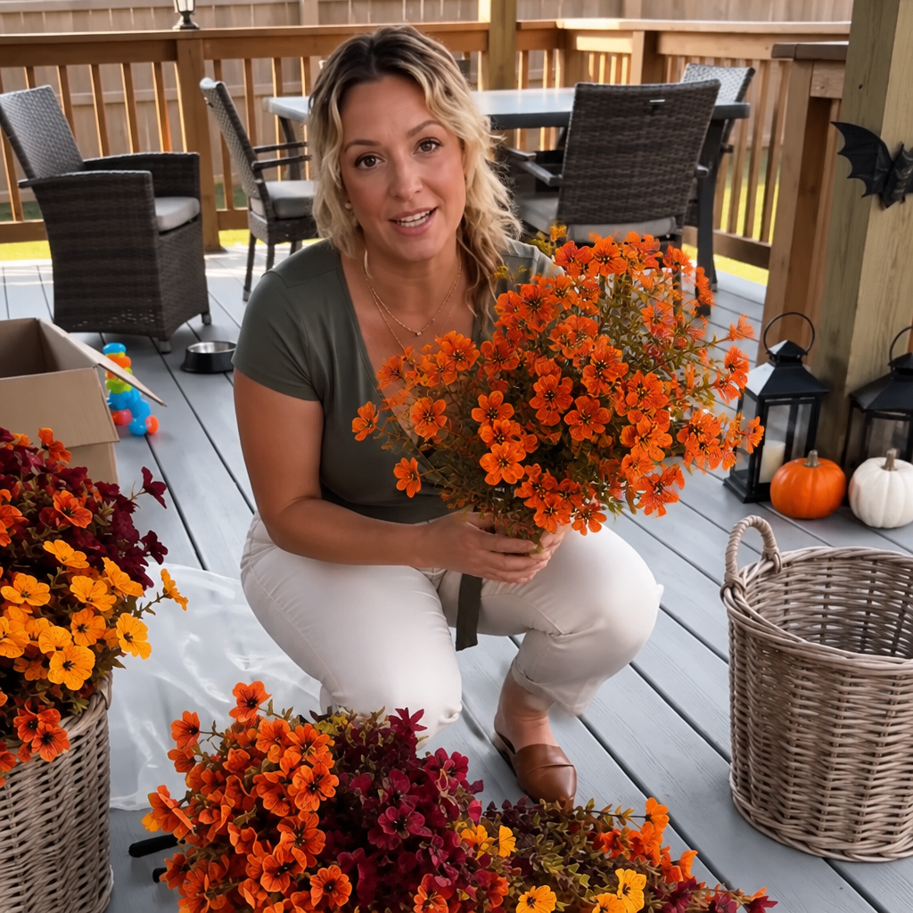 Porchbloom – Czterotonowy Zestaw Kwiatów Jesiennych