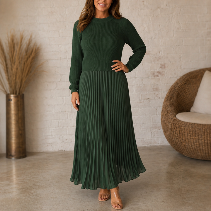 Wearbella – Sukienka Maxi z Plecionym Topem