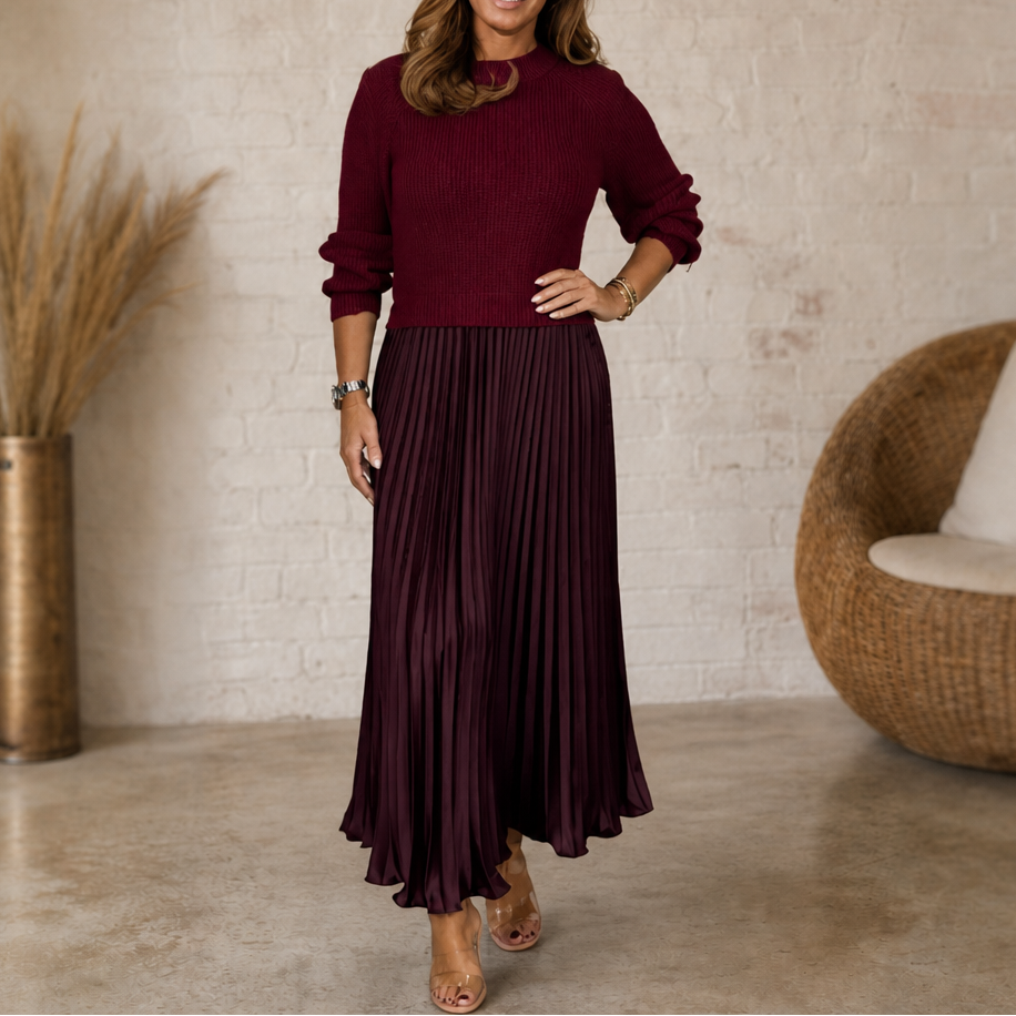 Wearbella – Sukienka Maxi z Plecionym Topem