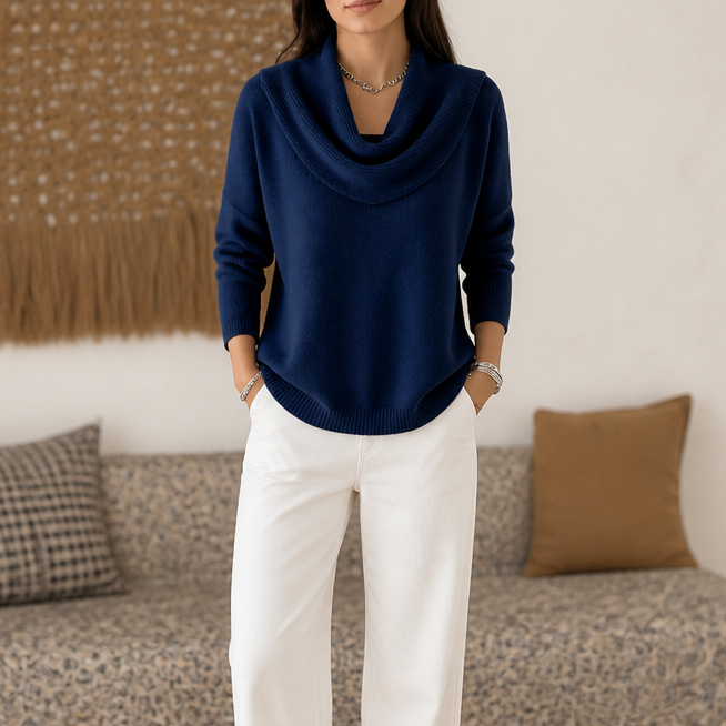 Draveline – Sweter z dekoltem typu cowl
