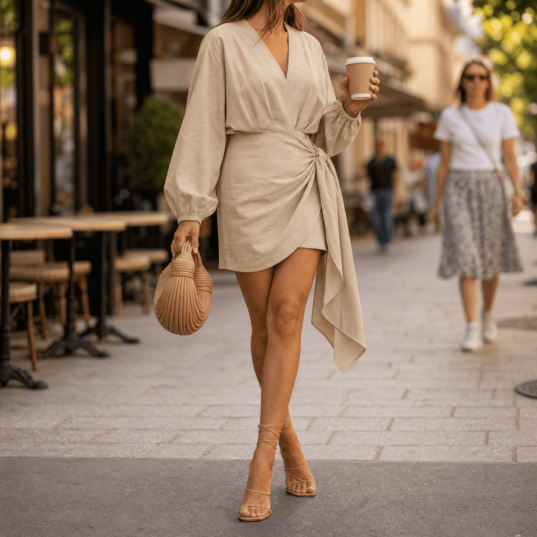 Velara – Sukienka z rękawami kimono dla kobiet