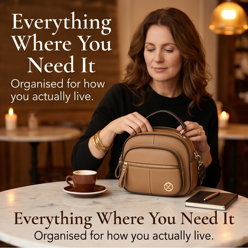 Velora – Torebka crossbody z wieloma przegrodami